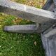 Old garden furniture in vintage stone