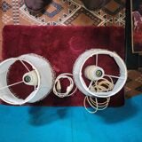 2 vintage bedside lamps