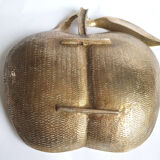 Brass apple pouch