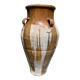Ancient terracotta pottery jar
