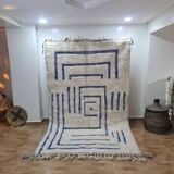 Handmade wool Berber rug 250x150cm