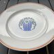 Set of 2 heel plates and one compote dish art deco, Boch La Louvière
