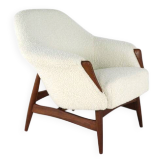 Beka armchair - fully restored rare mid century easy chair