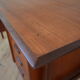 Mid-Century Danish Executive Teak Floating Desk, 1960s.