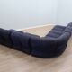 Claudio Vagnoni "Pagru" modular sectional sofa for 1P, 1970s (5 Pieces)