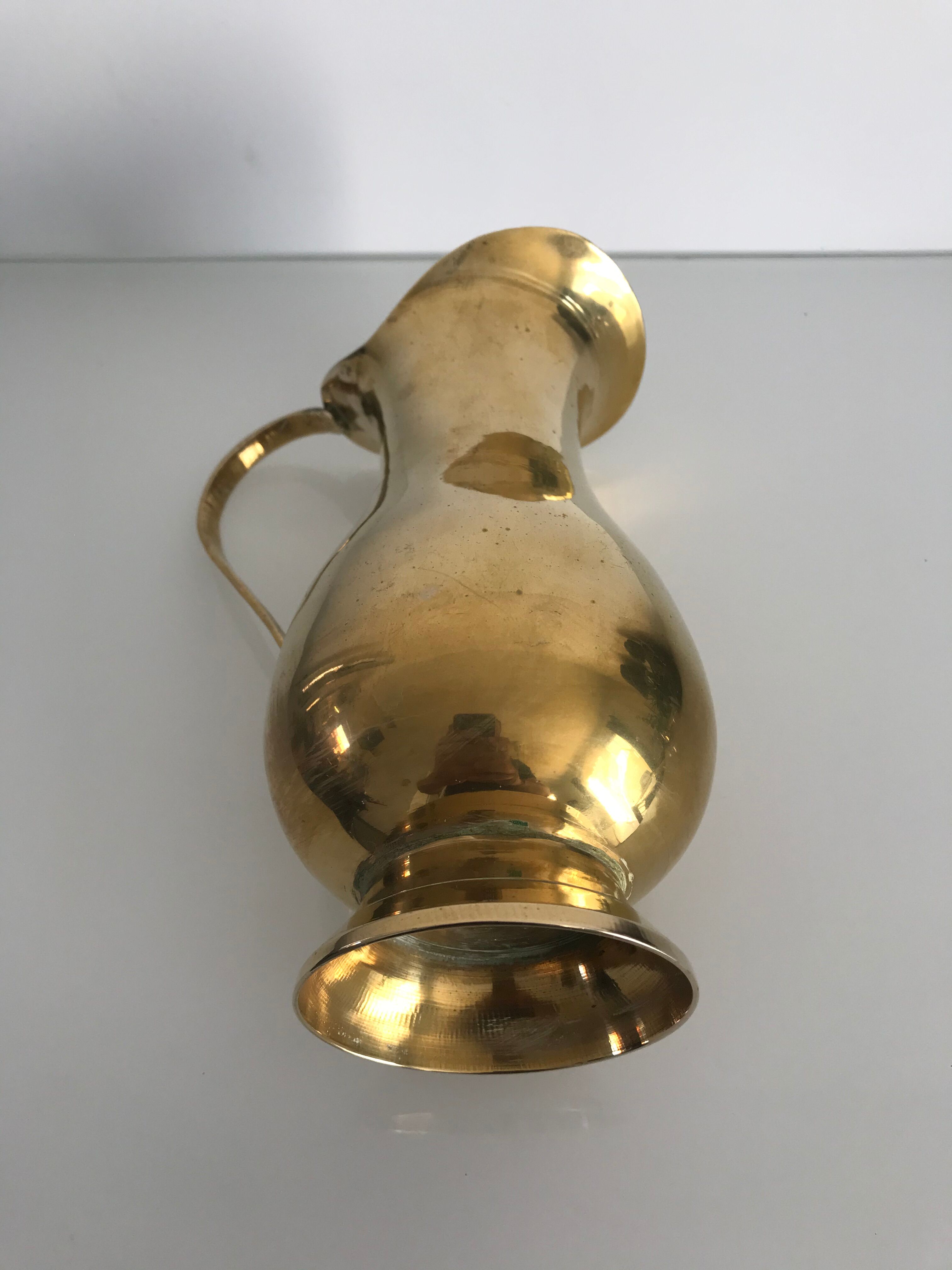 Brass pitcher