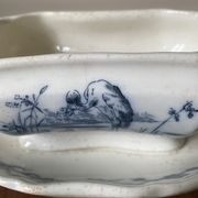 Old English earthenware sauce boat
