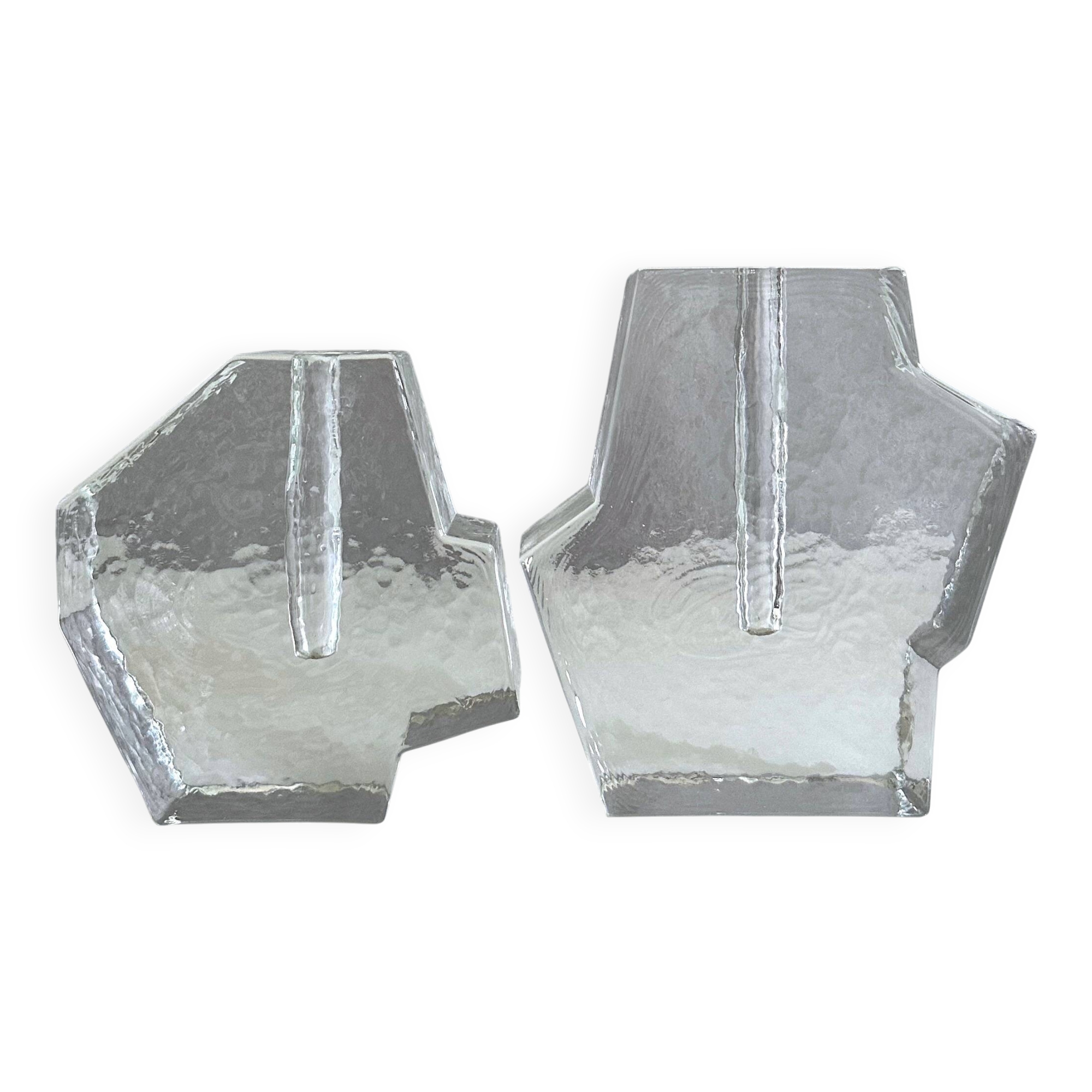 Brutalist Solifleur Vases by Peill & Putzler, 1970s, set of 2