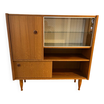 Vintage 60s Scandinavian display cabinet