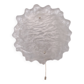 J.T. Kalmer Frosted Glass wall lamp 1960s Austria