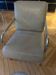 Zanotta gray leather armchair
