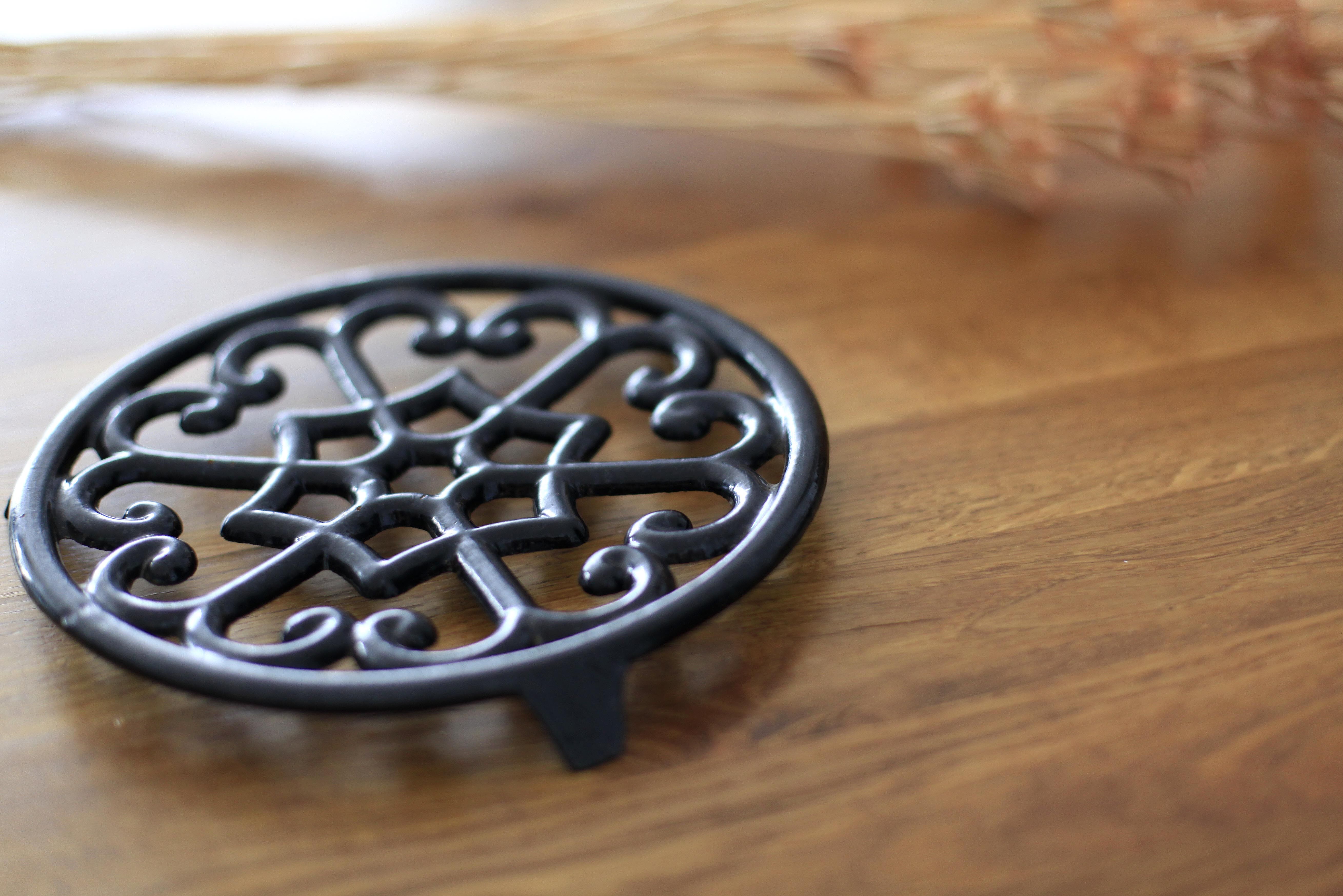 Old cast iron underside