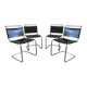 Set of 4 Spoleto chairs for Knoll International