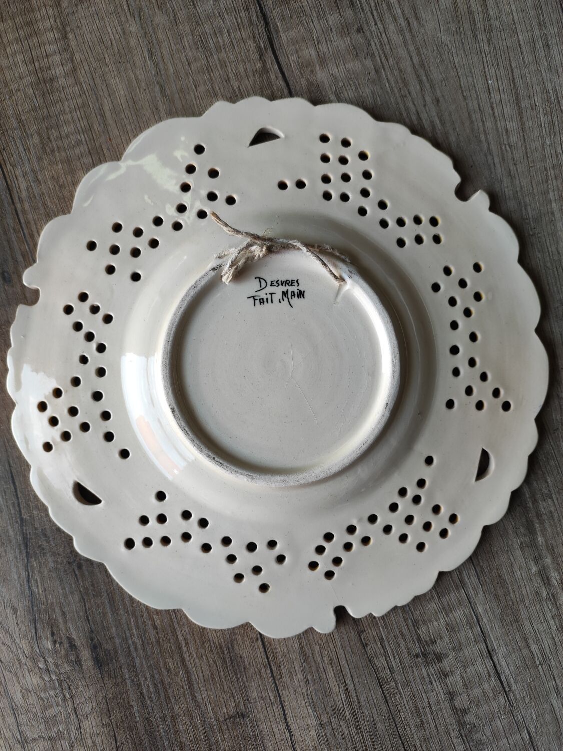 Assiette décorative Desvres