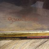 Tableau peinture pastel original d’un enfant