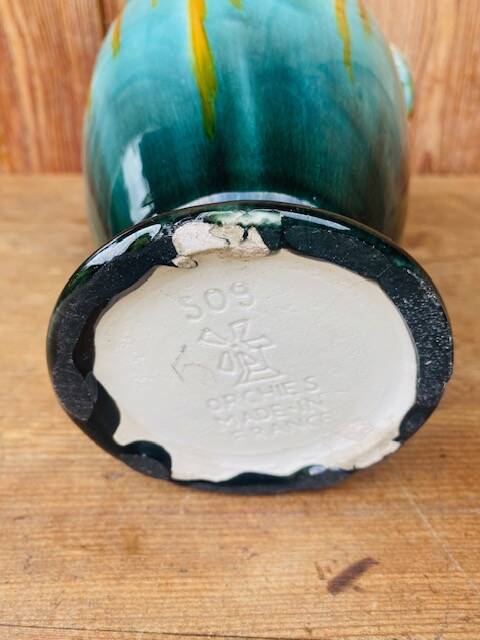 Grand vase Art Deco Orchies 1930