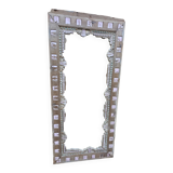 Old Art Deco mirror in Burmese teak