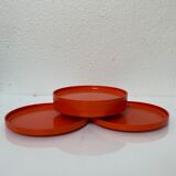 5 assiettes Massimo Vignelli pour Heller