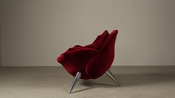 Paire de fauteuils 'Rose' par Masanori Umeda pour Edra, Italie 1990