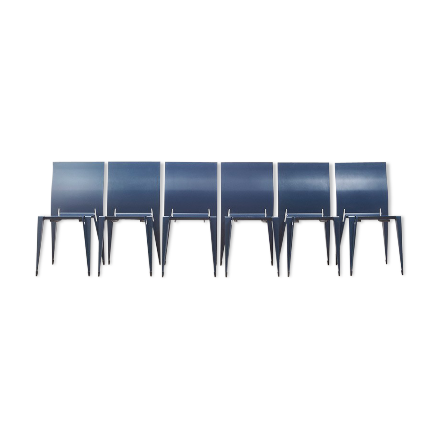 Set of 8 fulfil dining chairs by Mart van Schijndel for Lensvelt 1989