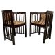 Fledermaus armchairs no. 423 by Josef Hoffmann