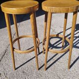 Suite of 2 baumann stools from 1950