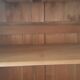 Empire wardrobe in solid walnut
