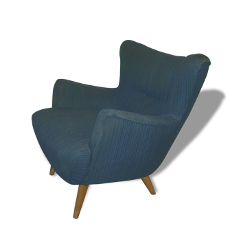 Reare Fauteuil Club Wing chair organic annéee 50