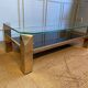 Belgo Chrom gold coffee table with 23 Carats fine gold