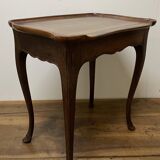 Cabaret table in walnut and oak from the end of the 19th century