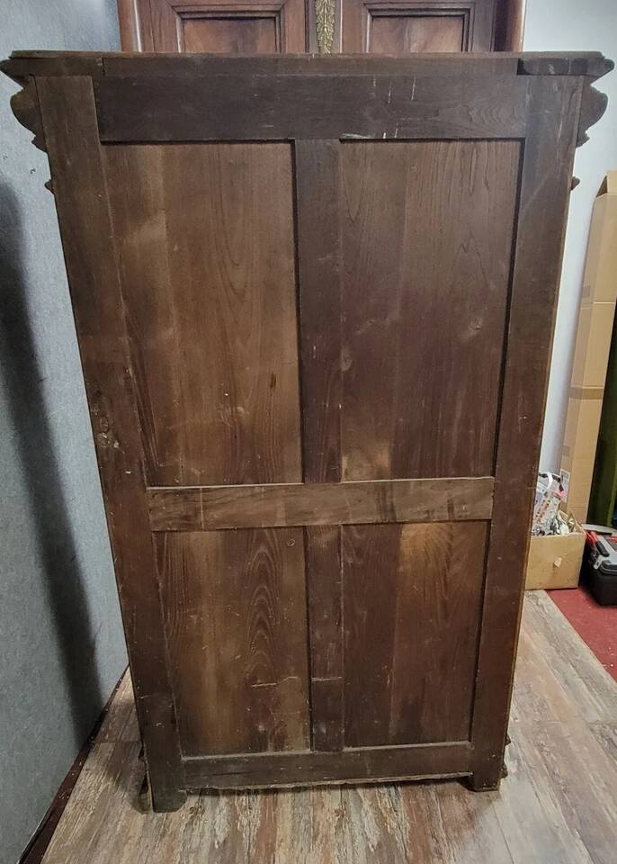 Renaissance style secretary in carved walnut circa 1850