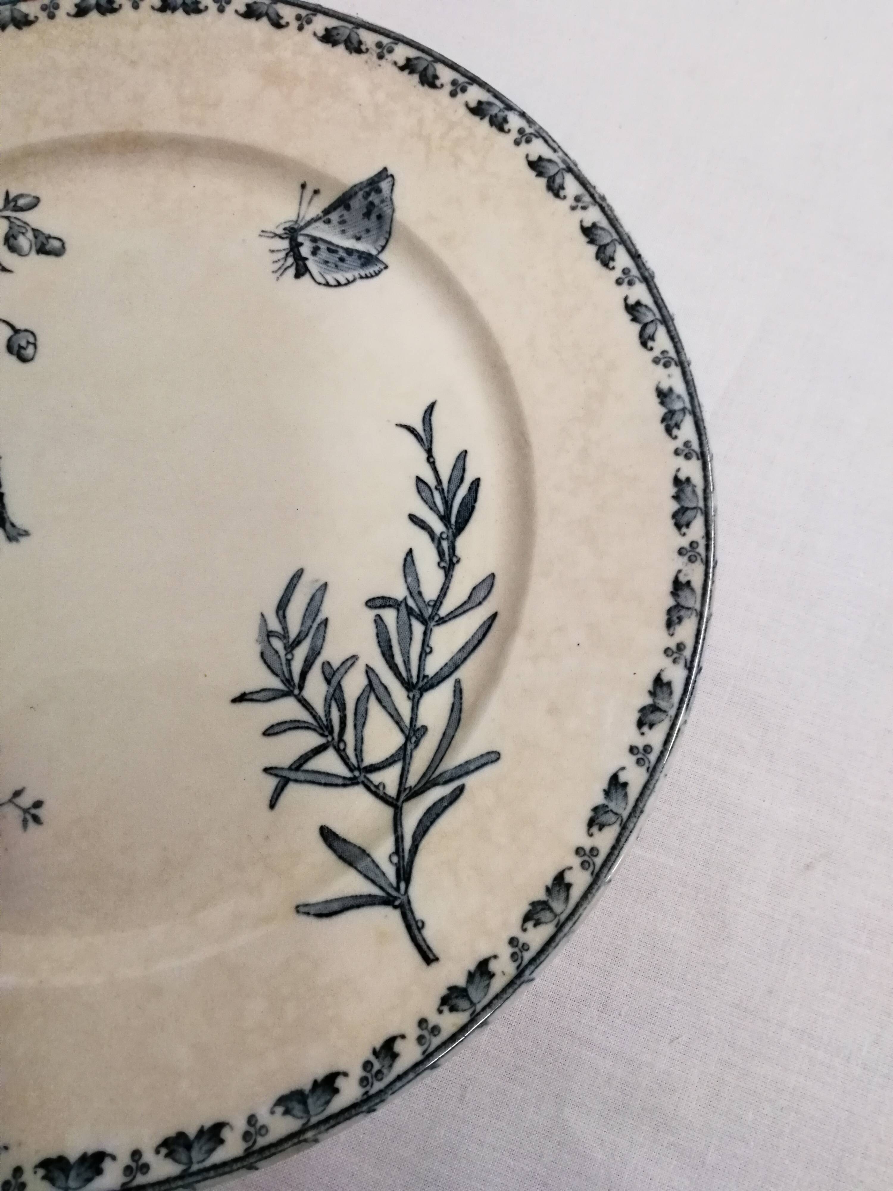 Pie dish, Terre De Fer compotier Carmen model