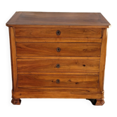 Petite commode Louis Philippe en noyer