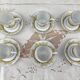 Set of 6 Limoges porcelain espresso cups Hôtel Métropole Brussels