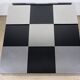 Vintage coffee table in lacquered wood and aluminium - 1970s