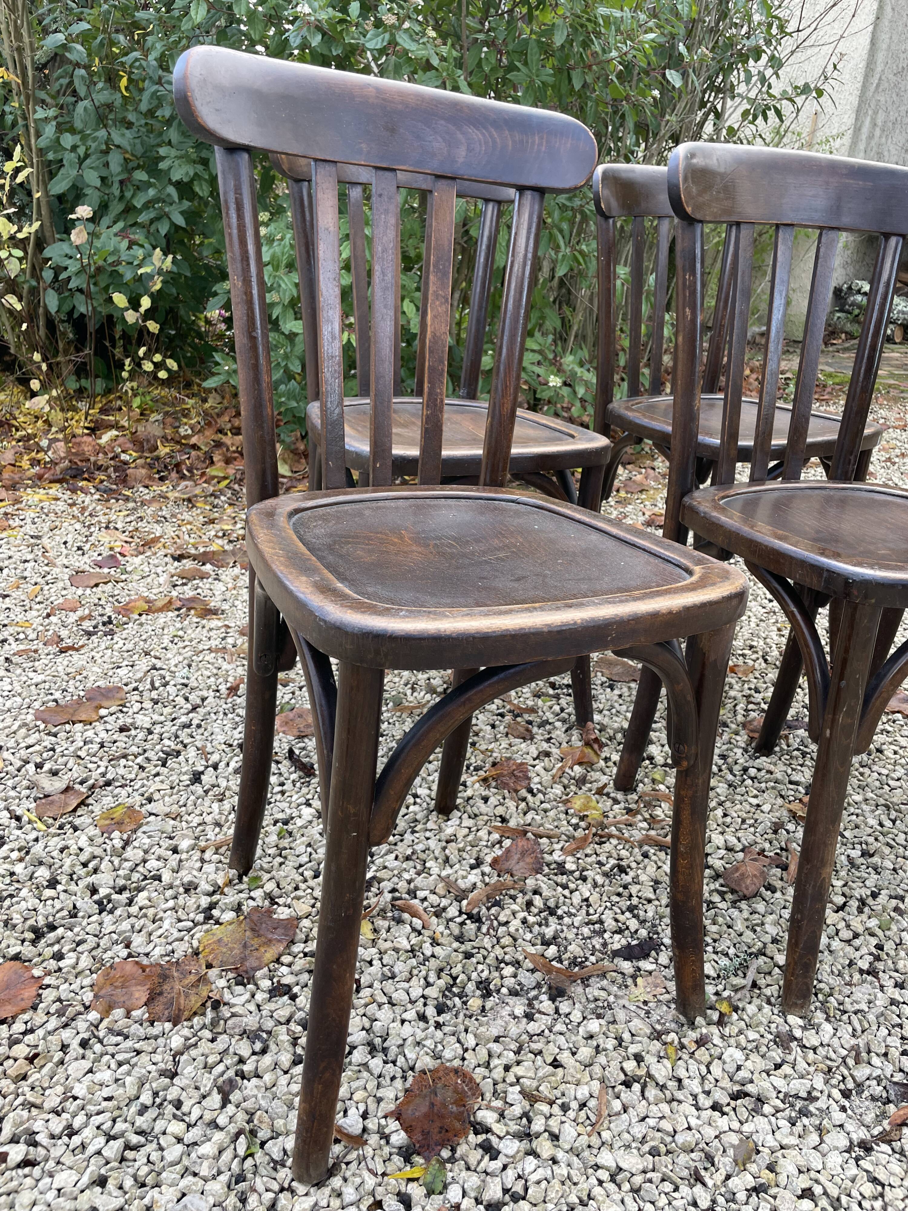 5 bistro chairs