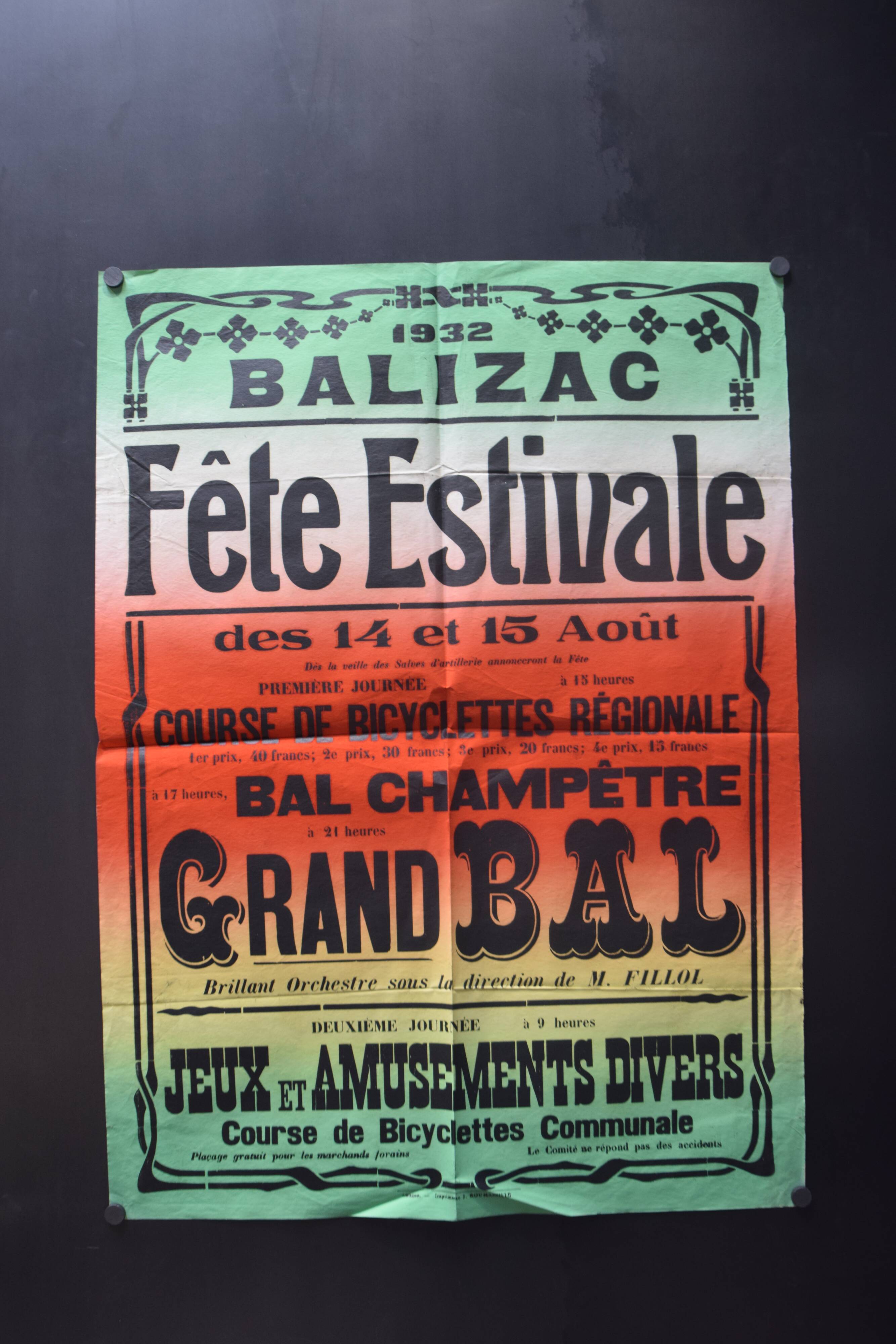 Poster "Summer Festival" - Balizac - 1932