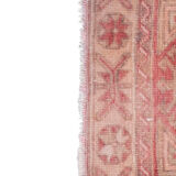 Faded turkish kitchen rug mat 1'5" x 3'9"