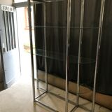 Chrome bookcase of the 70