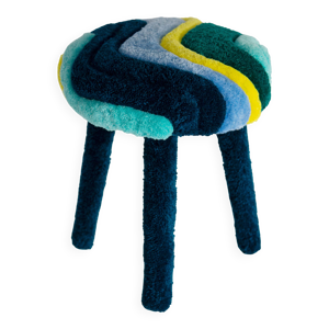 Tabouret en laine à - milieu