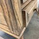 Antique wooden desk/side table with drawers