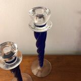 Pair of Kosta Boda candlesticks