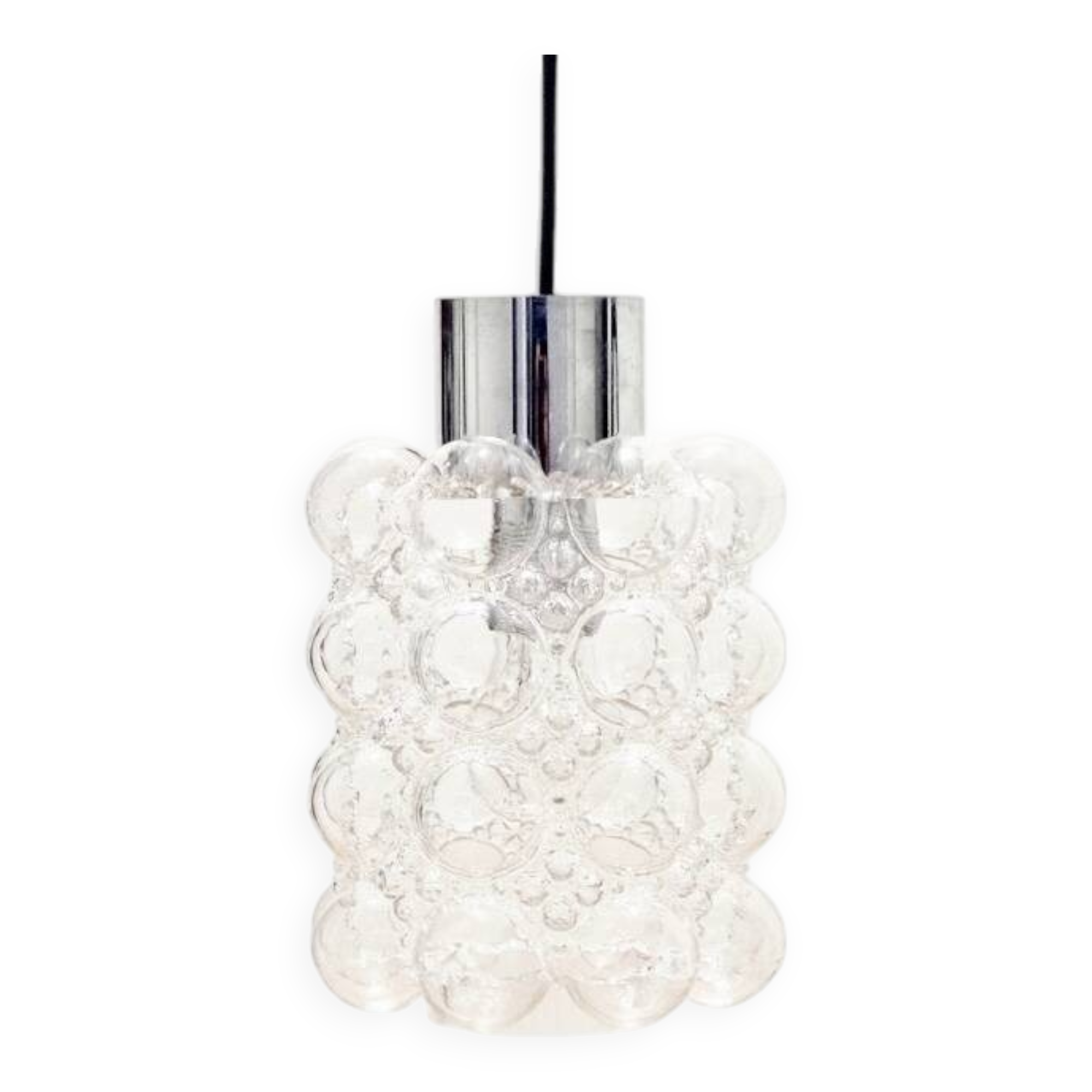 Mid-Century Modern Bubble Glass Ceiling Light/Pendant by Helena Tynell for Limburg, Germany, 1960s