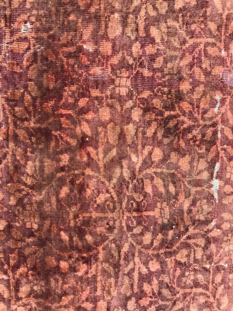 Very beautiful antique Persian carpet Tabriz very fine silk 135x160 cm