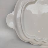 Large ceramic platter from Gien, Renaissance model, 20th century.