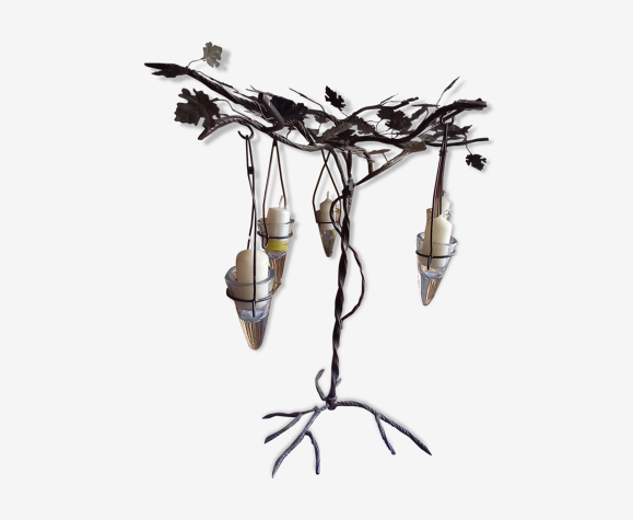 Chandelier en fer forgé