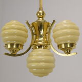 Art deco chandelier Czechoslovakia 1930's