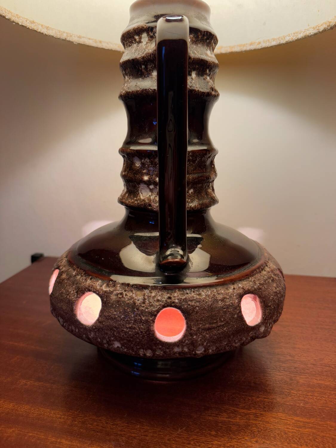 60s ceramic lava lamp