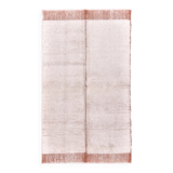 Terracotta wool rugs , 210x130cm small shaggy wool rugs