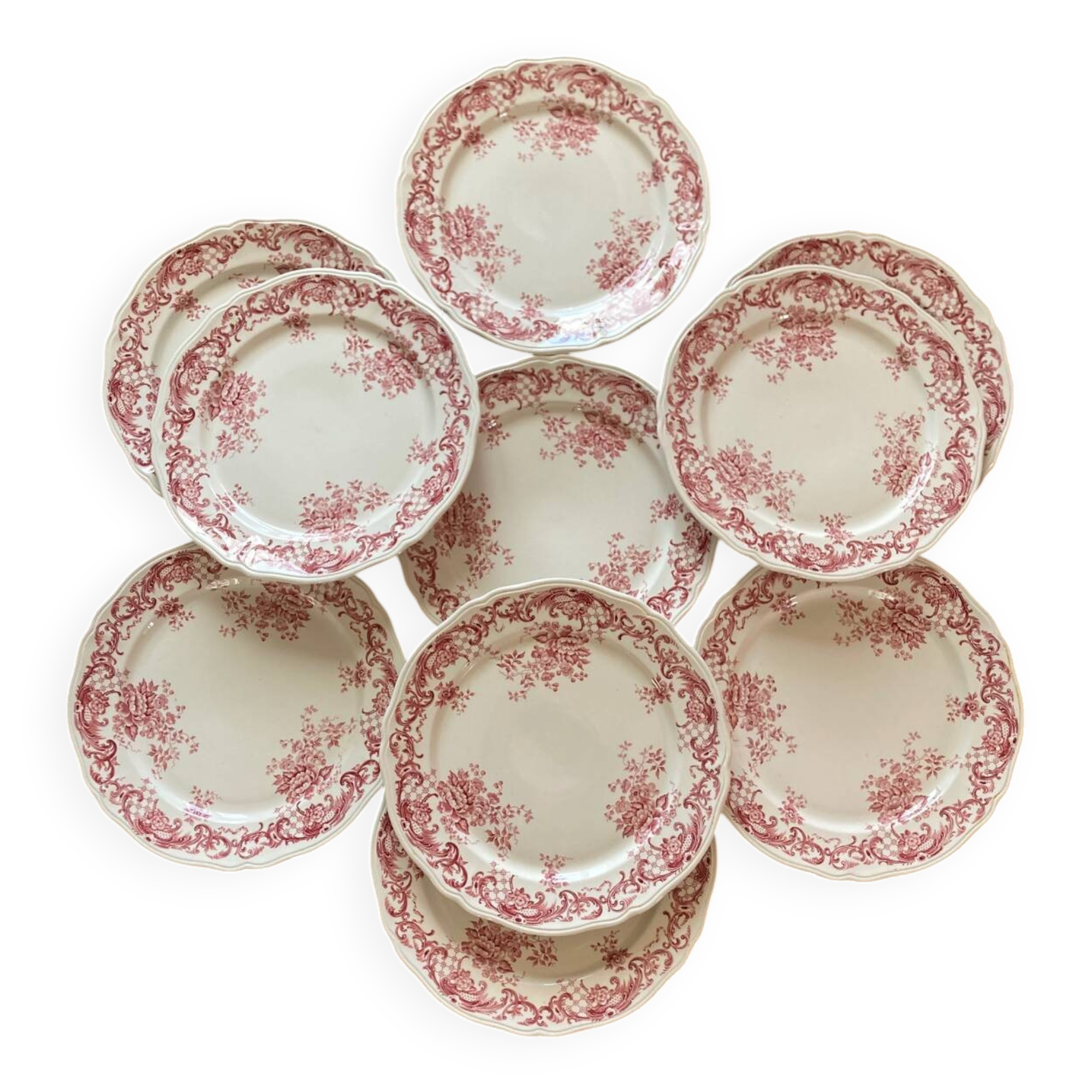 10 assiettes plates Villeroy et Boch